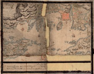 Situation of the City of Christiansand with its Surrounding Elves by F.J. Wilster
